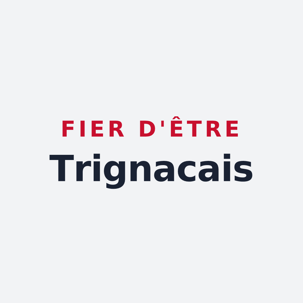 Poster « Fier d'être Trignacais » — design pour Trignac