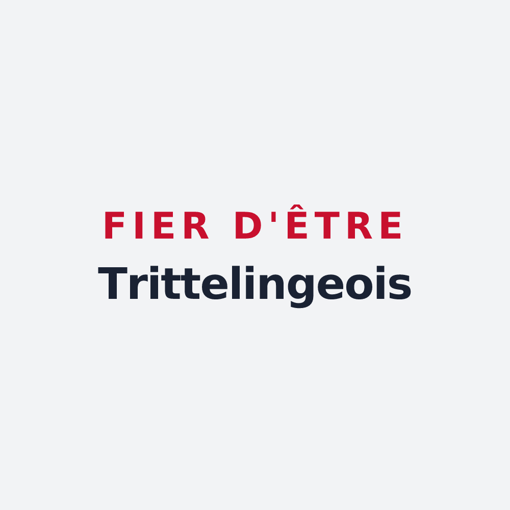 Poster « Fier d'être Trittelingeois » — design pour Tritteling-Redlach