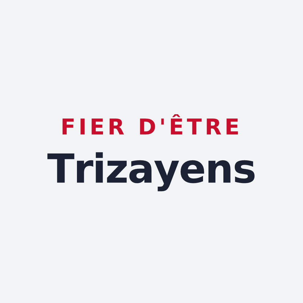Poster « Fier d'être Trizayens » — design pour Trizay