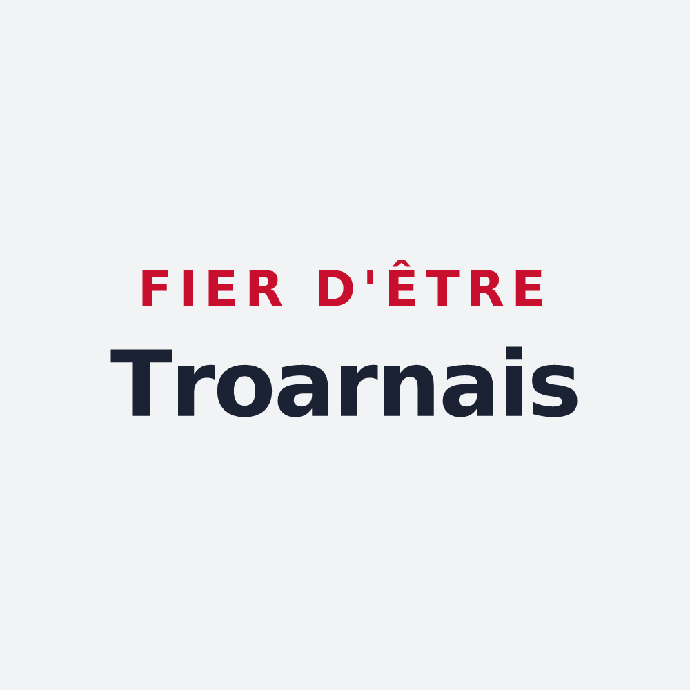 Poster « Fier d'être Troarnais » — design pour Troarn