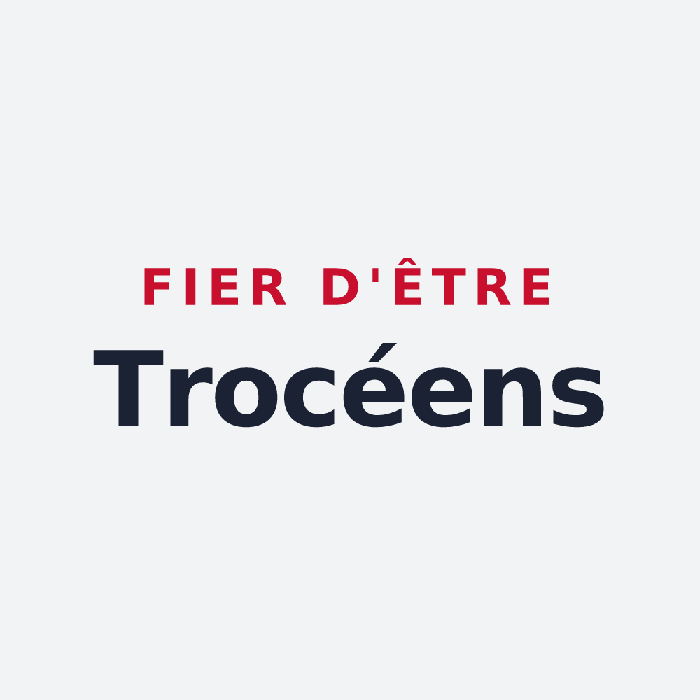 Poster « Fier d'être Trocéens » — design pour Trocy-en-Multien