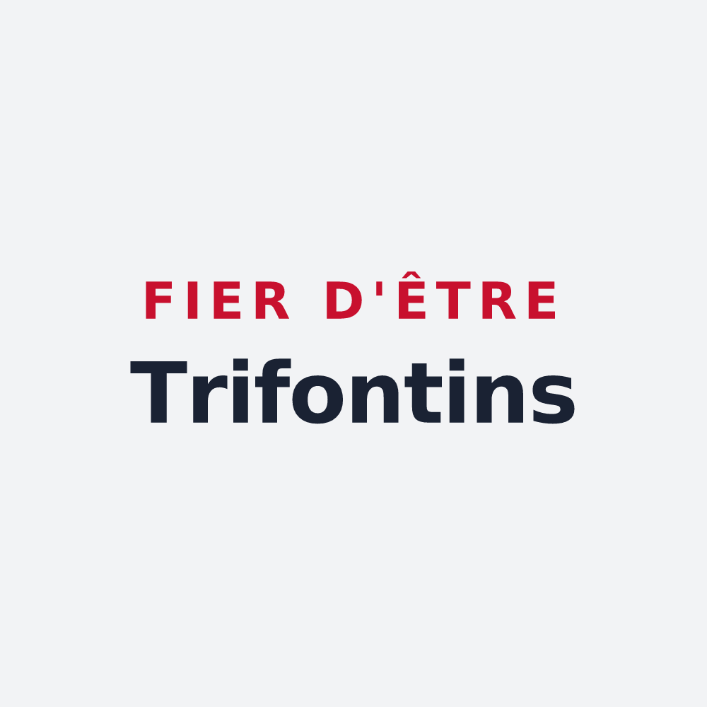 Poster « Fier d'être Trifontins » — design pour Trois-Fonds