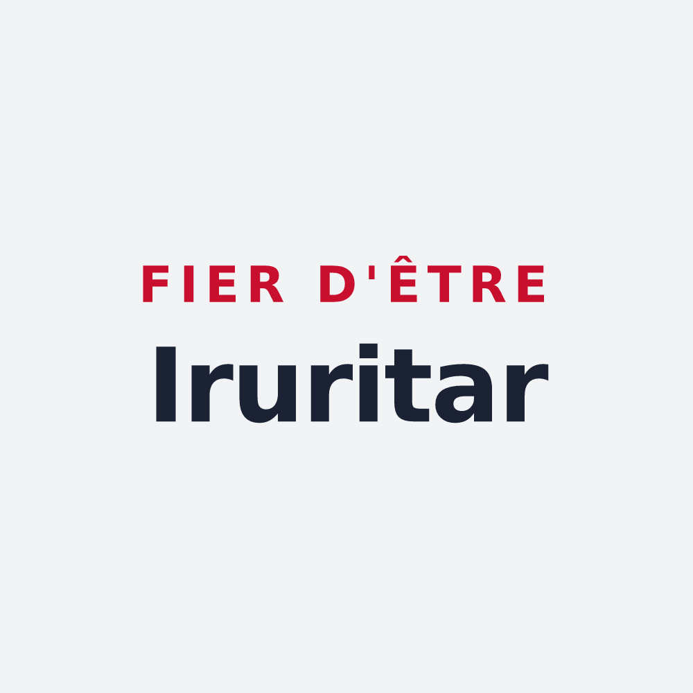 Poster « Fier d'être Iruritar » — design pour Trois-Villes