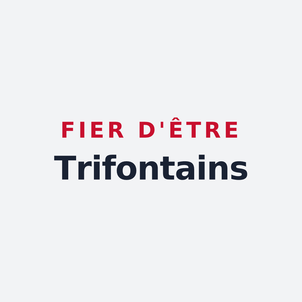 Poster « Fier d'être Trifontains » — design pour Troisfontaines