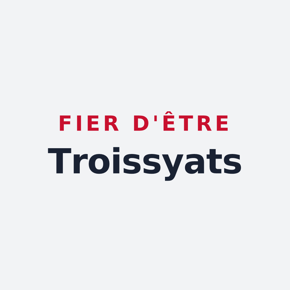 Poster « Fier d'être Troissyats » — design pour Troissy