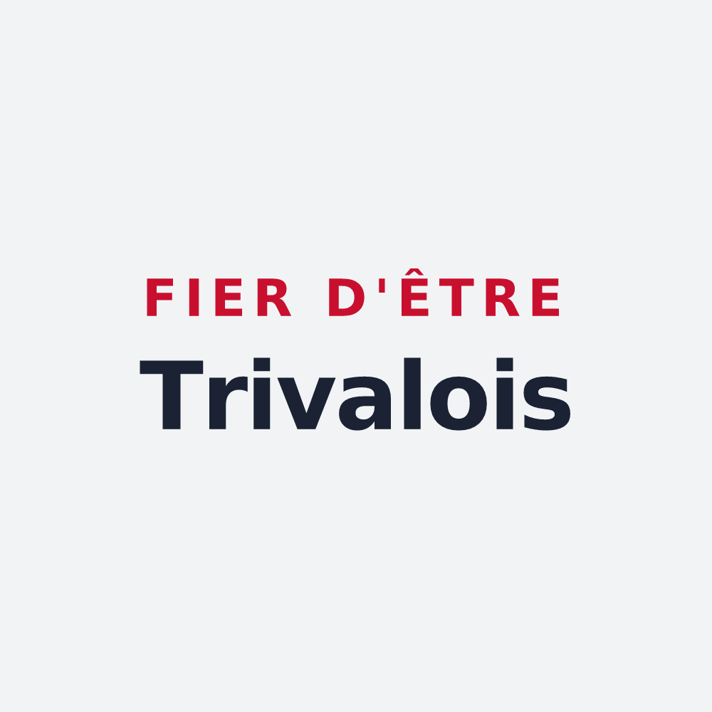 Poster « Fier d'être Trivalois » — design pour Troisvaux