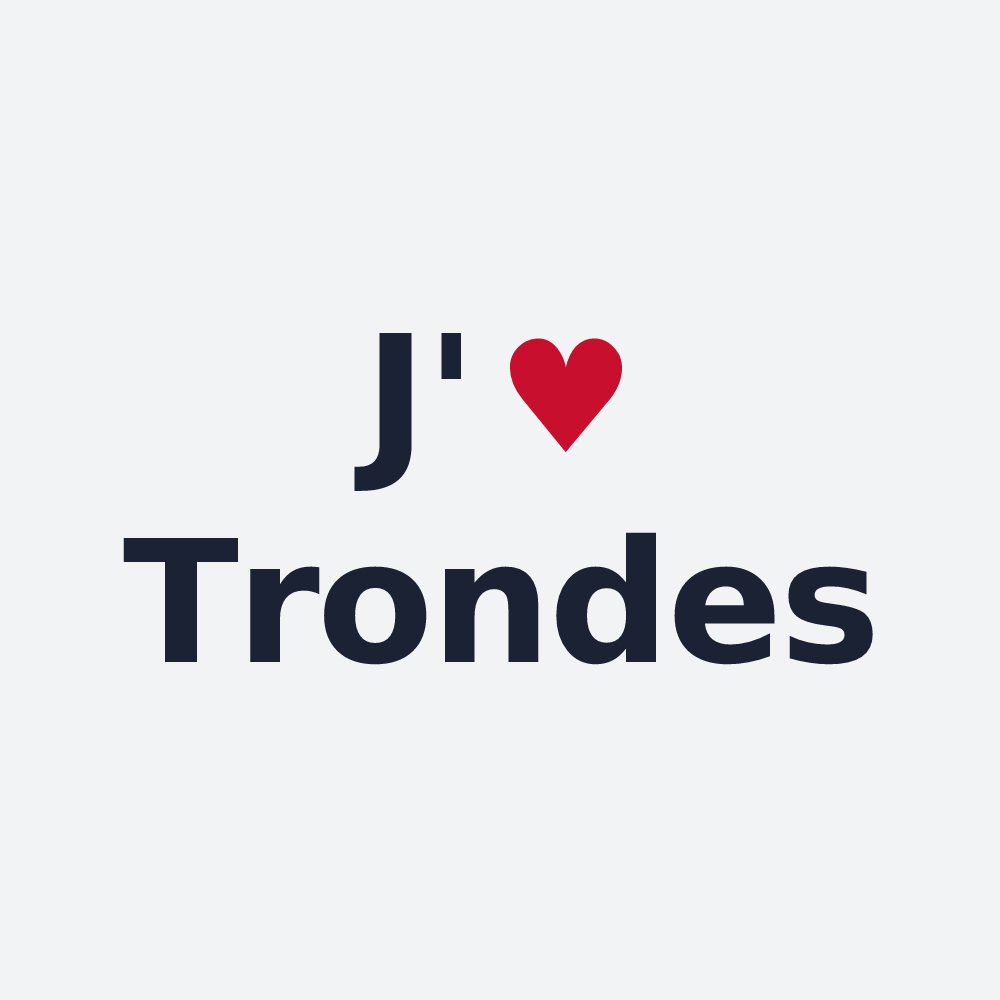 Poster personnalisé Trondes — design J'aime Trondes