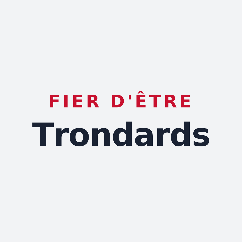 Poster « Fier d'être Trondards » — design pour Trondes