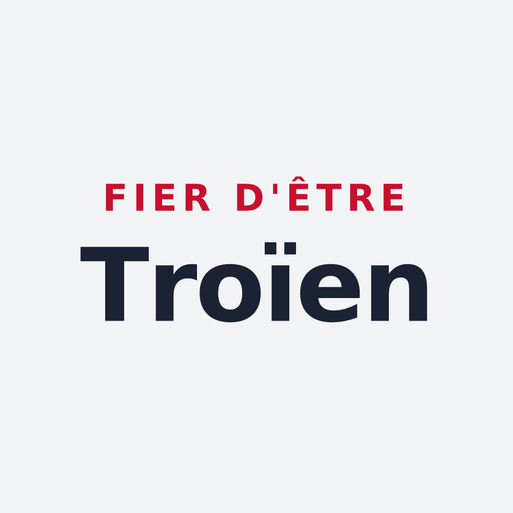 Poster « Fier d'être Troïen » — design pour Troo