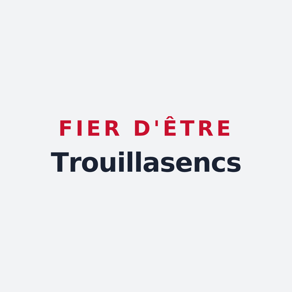 Poster « Fier d'être Trouillasencs » — design pour Trouillas