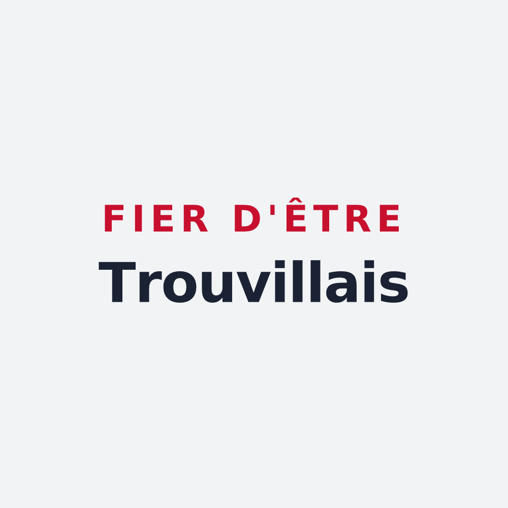 Poster « Fier d'être Trouvillais » — design pour Trouville-Alliquerville