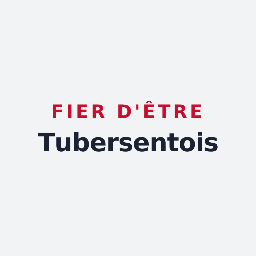 Poster « Fier d'être Tubersentois » — design pour Tubersent