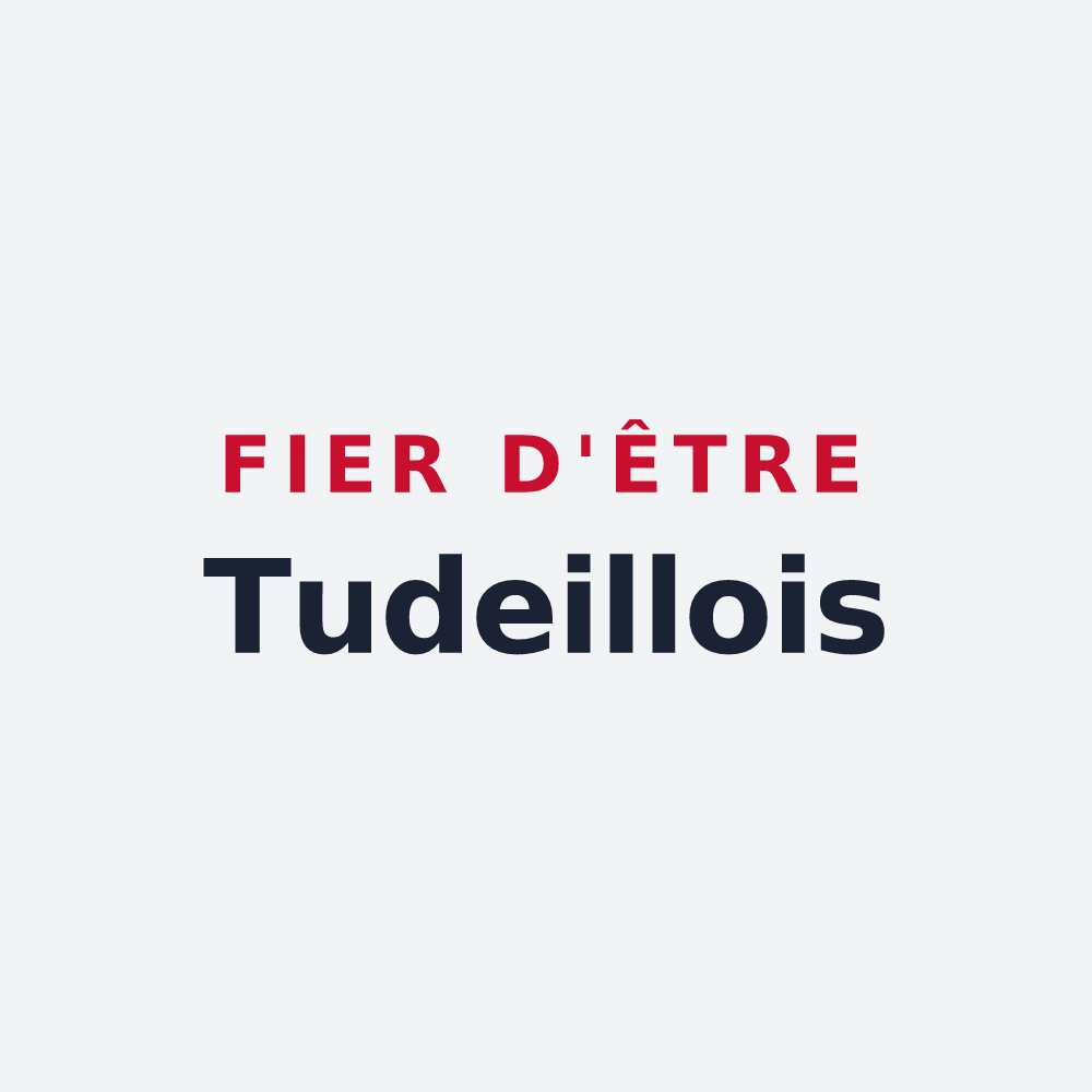 Poster « Fier d'être Tudeillois » — design pour Tudeils