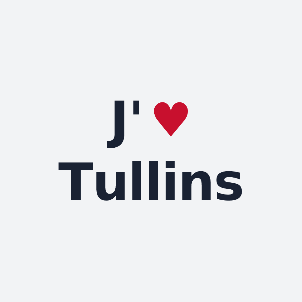 Poster personnalisé Tullins — design J'aime Tullins