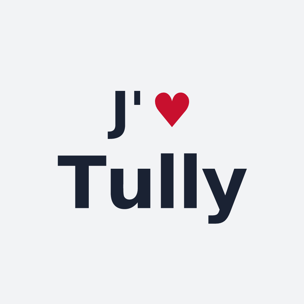 Poster personnalisé Tully — design J'aime Tully