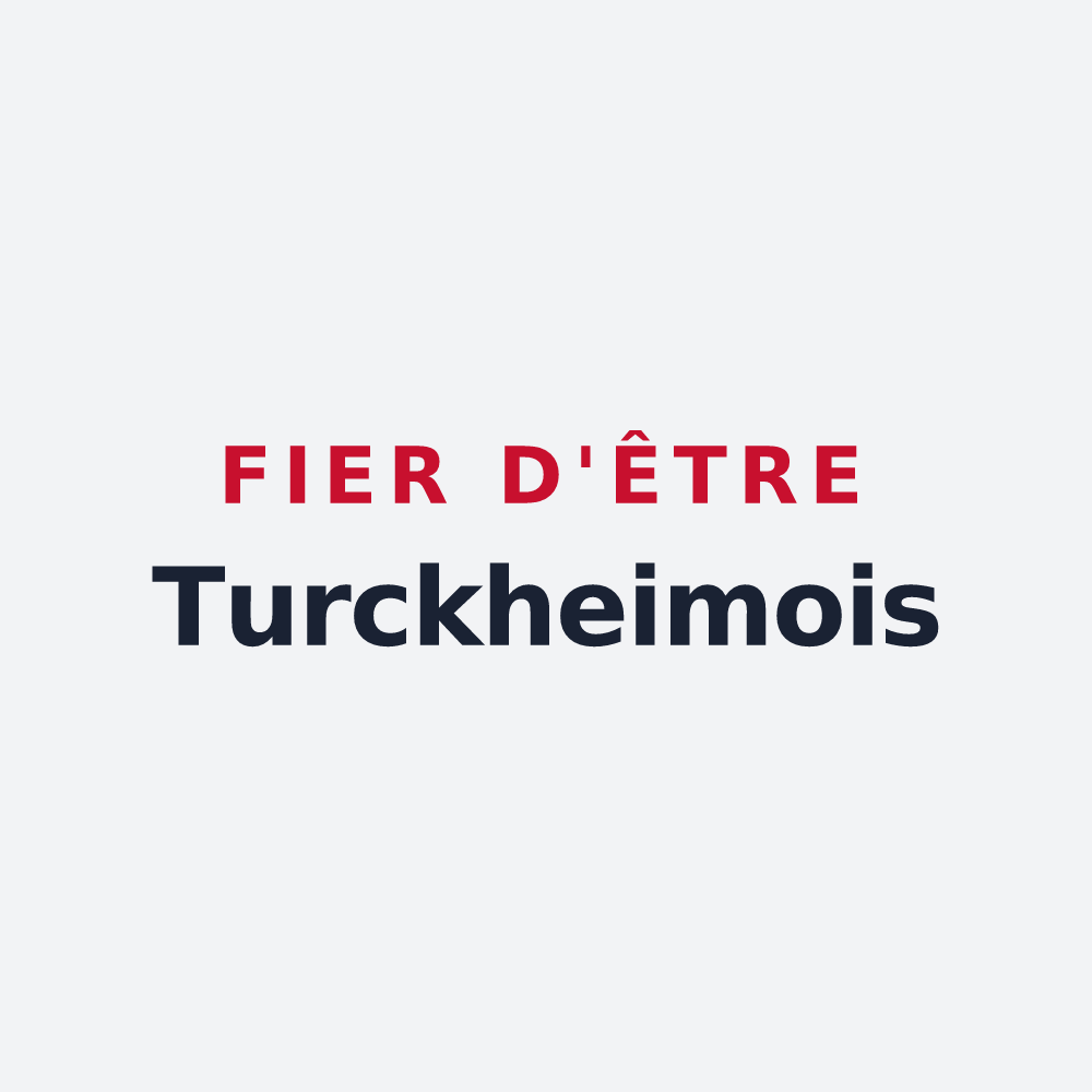 Poster « Fier d'être Turckheimois » — design pour Turckheim