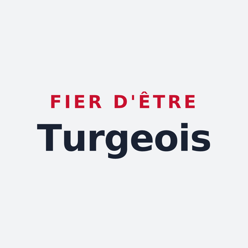 Poster « Fier d'être Turgeois » — design pour Turgy