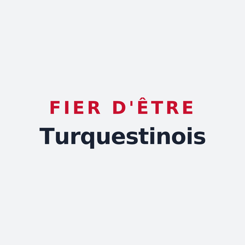 Poster « Fier d'être Turquestinois » — design pour Turquestein-Blancrupt