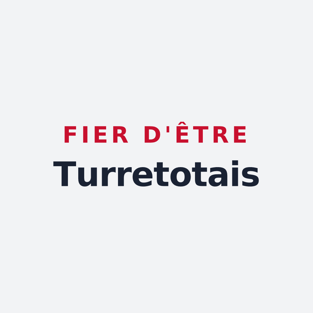 Poster « Fier d'être Turretotais » — design pour Turretot