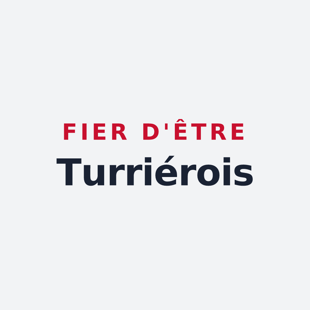 Poster « Fier d'être Turriérois » — design pour Turriers