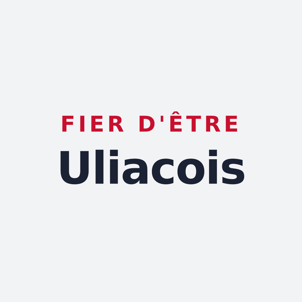 Poster « Fier d'être Uliacois » — design pour Œuilly