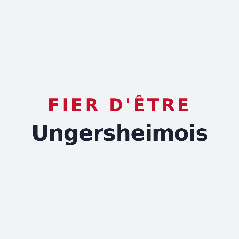 Poster « Fier d'être Ungersheimois » — design pour Ungersheim