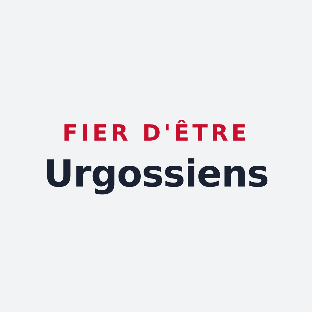 Poster « Fier d'être Urgossiens » — design pour Urgosse