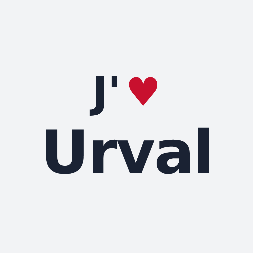 Poster personnalisé Urval — design J'aime Urval