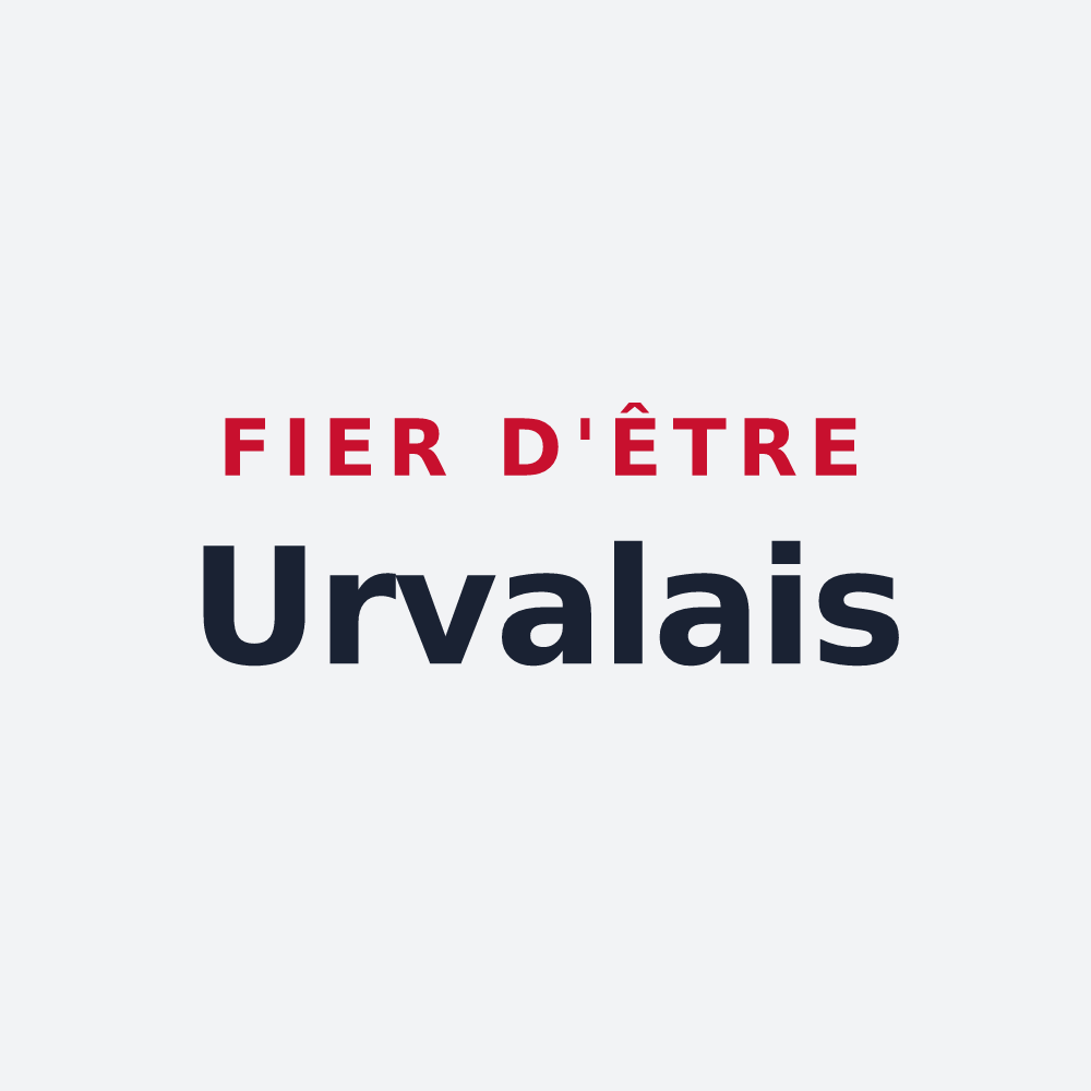 Poster « Fier d'être Urvalais » — design pour Urval