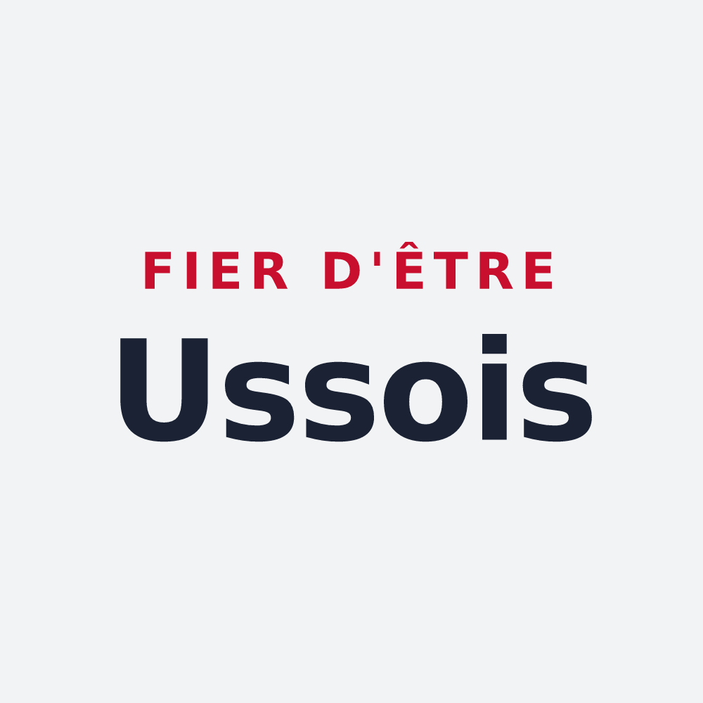 Poster « Fier d'être Ussois » — design pour Ussy-sur-Marne