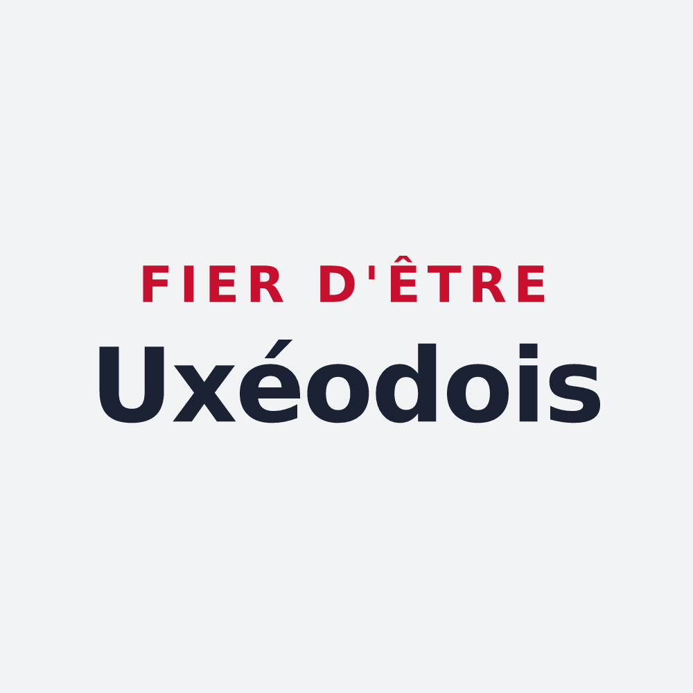 Poster « Fier d'être Uxéodois » — design pour Ussy