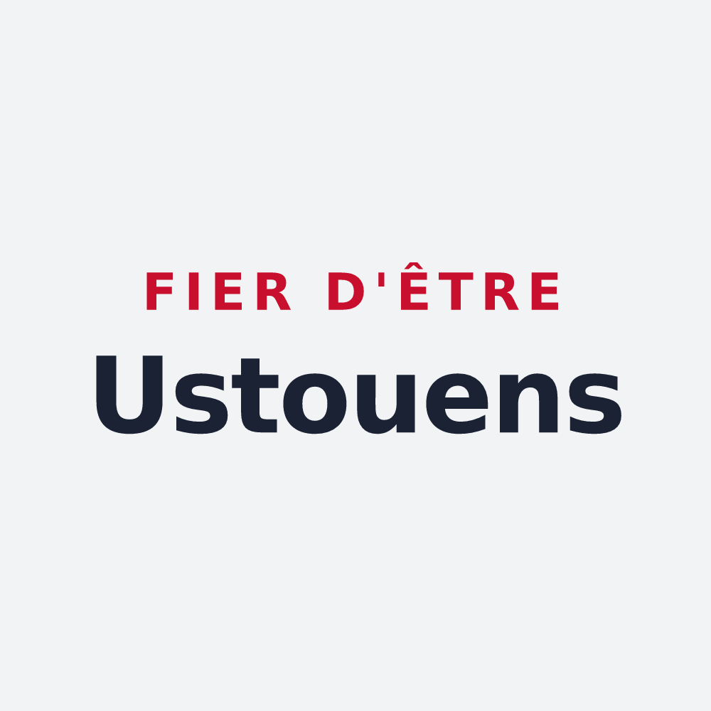 Poster « Fier d'être Ustouens » — design pour Ustou
