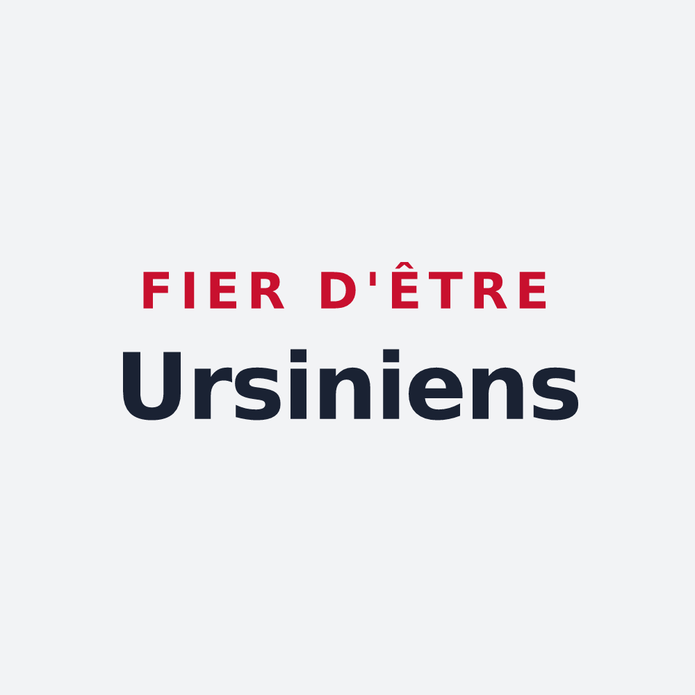 Poster « Fier d'être Ursiniens » — design pour Uxegney