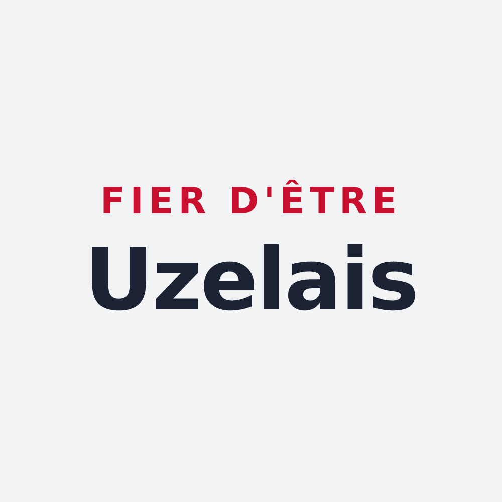 Poster « Fier d'être Uzelais » — design pour Uzel