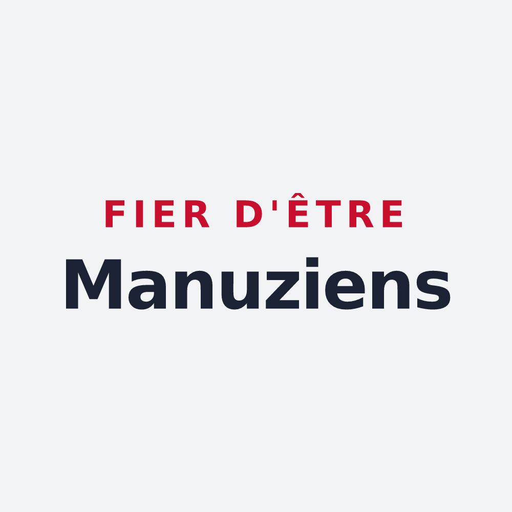 Poster « Fier d'être Manuziens » — design pour Uzemain