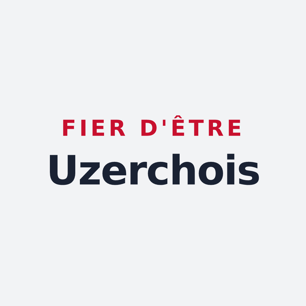 Poster « Fier d'être Uzerchois » — design pour Uzerche
