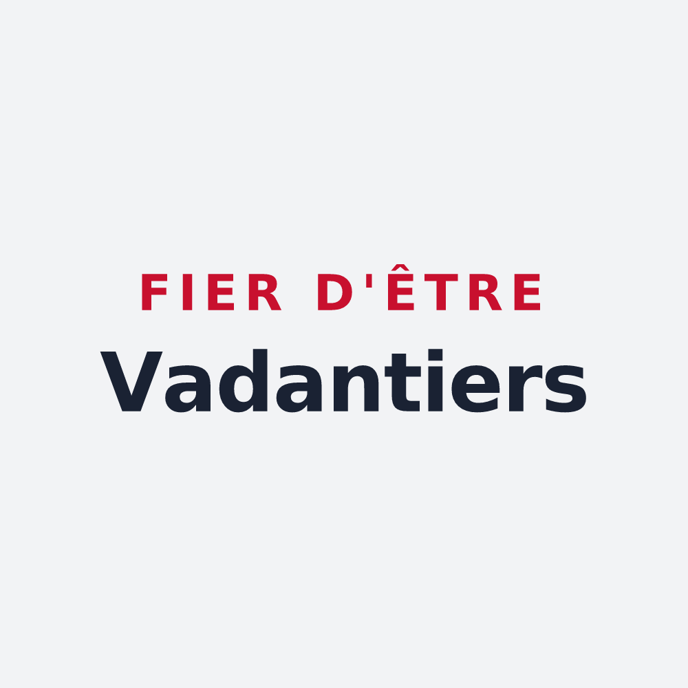 Poster « Fier d'être Vadantiers » — design pour Vadans