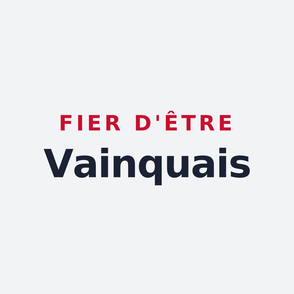 Poster « Fier d'être Vainquais » — design pour Vains
