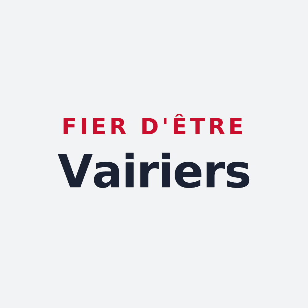 Poster « Fier d'être Vairiers » — design pour Vaire