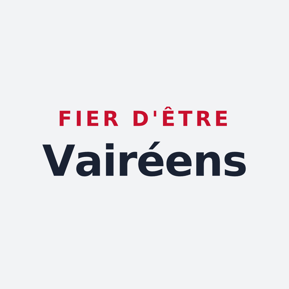 Poster « Fier d'être Vairéens » — design pour Vairé