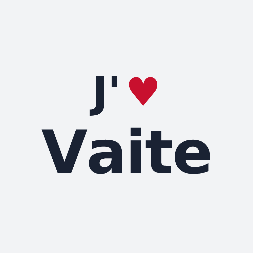 Poster personnalisé Vaite — design J'aime Vaite