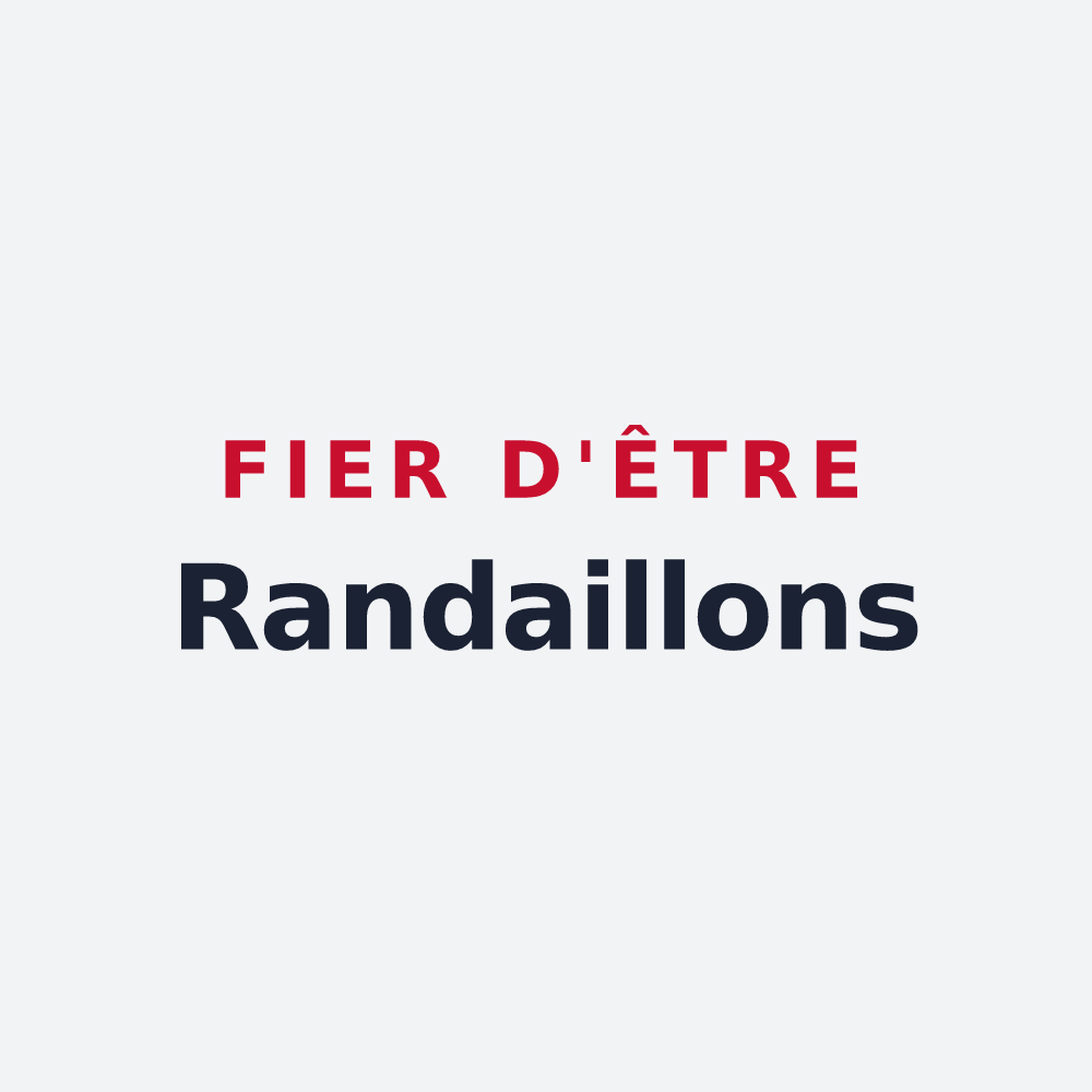 Poster « Fier d'être Randaillons » — design pour Val-d'Arc