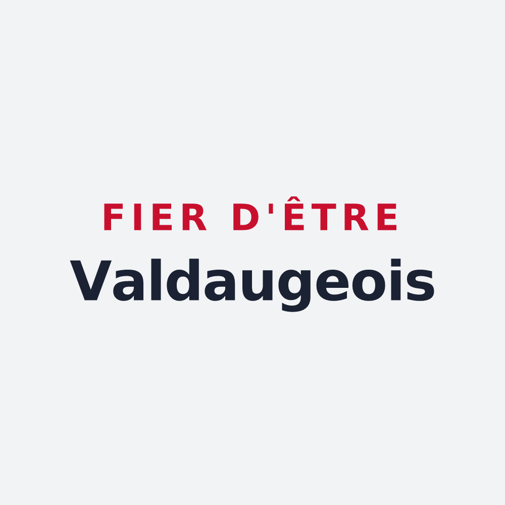 Poster « Fier d'être Valdaugeois » — design pour Val-d'Auge