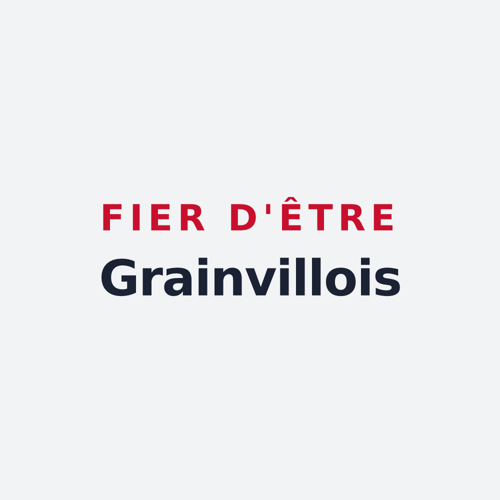 Poster « Fier d'être Grainvillois » — design pour Val d'Orger