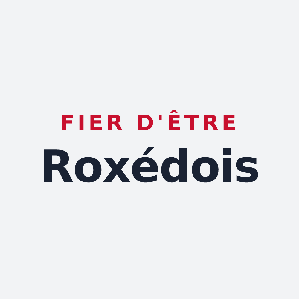 Poster « Fier d'être Roxédois » — design pour Val d'Oust