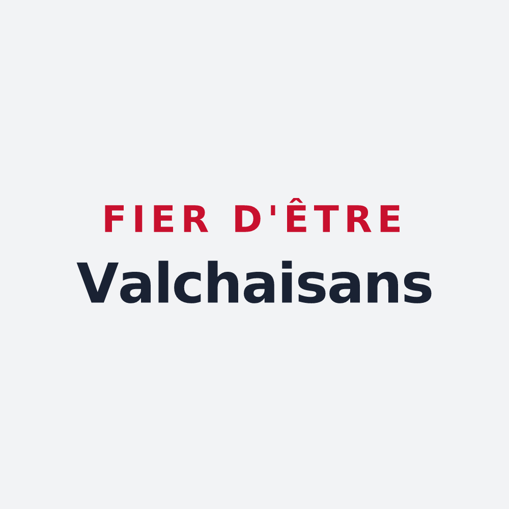 Poster « Fier d'être Valchaisans » — design pour Val de Chaise