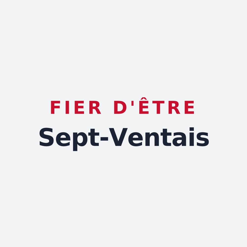 Poster « Fier d'être Sept-Ventais » — design pour Val de Drôme