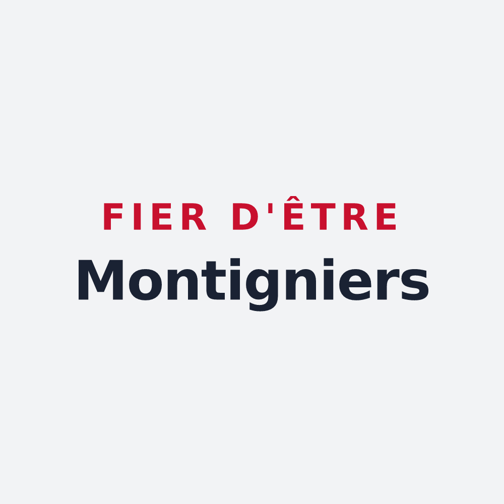 Poster « Fier d'être Montigniers » — design pour Val-de-Meuse