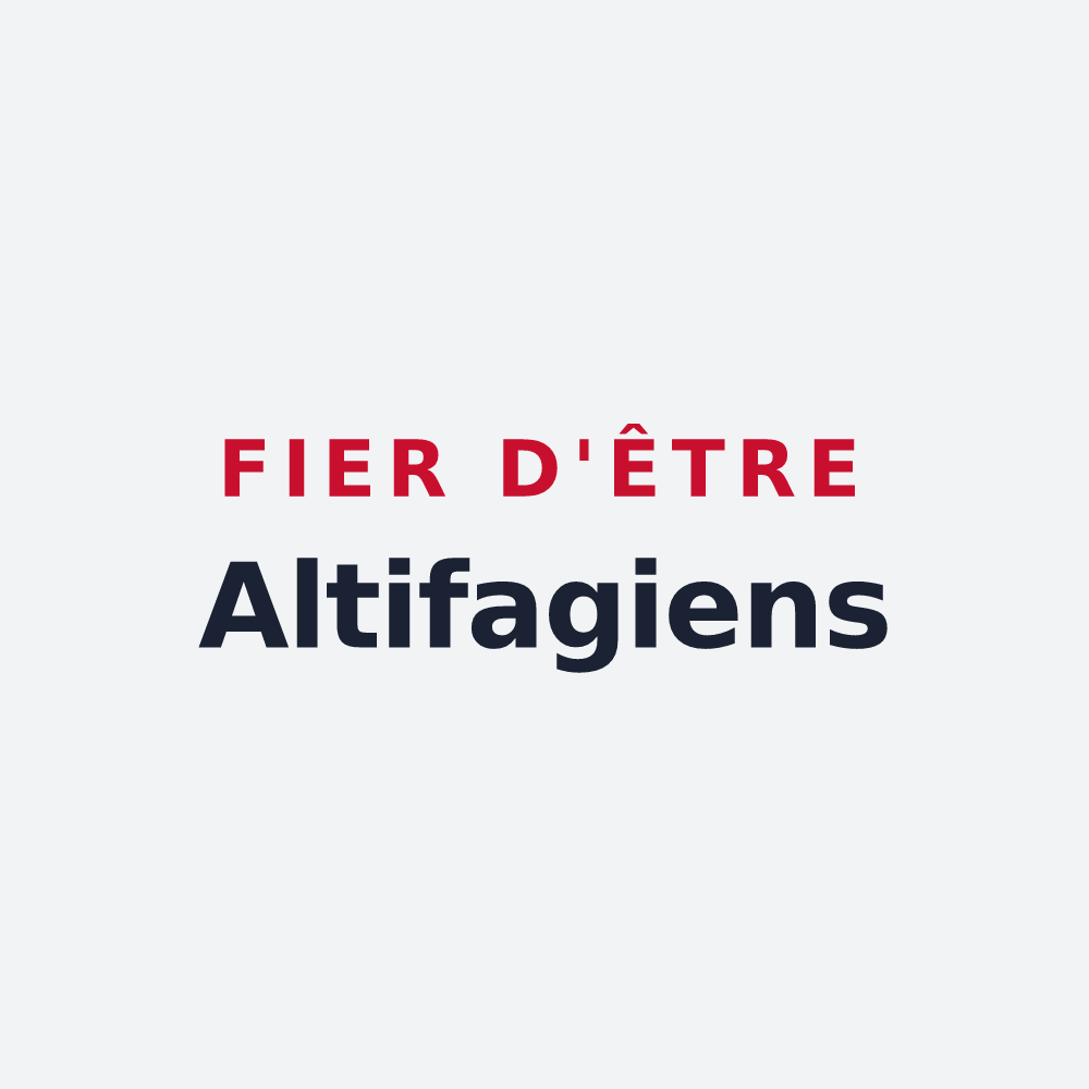 Poster « Fier d'être Altifagiens » — design pour Val-de-Scie