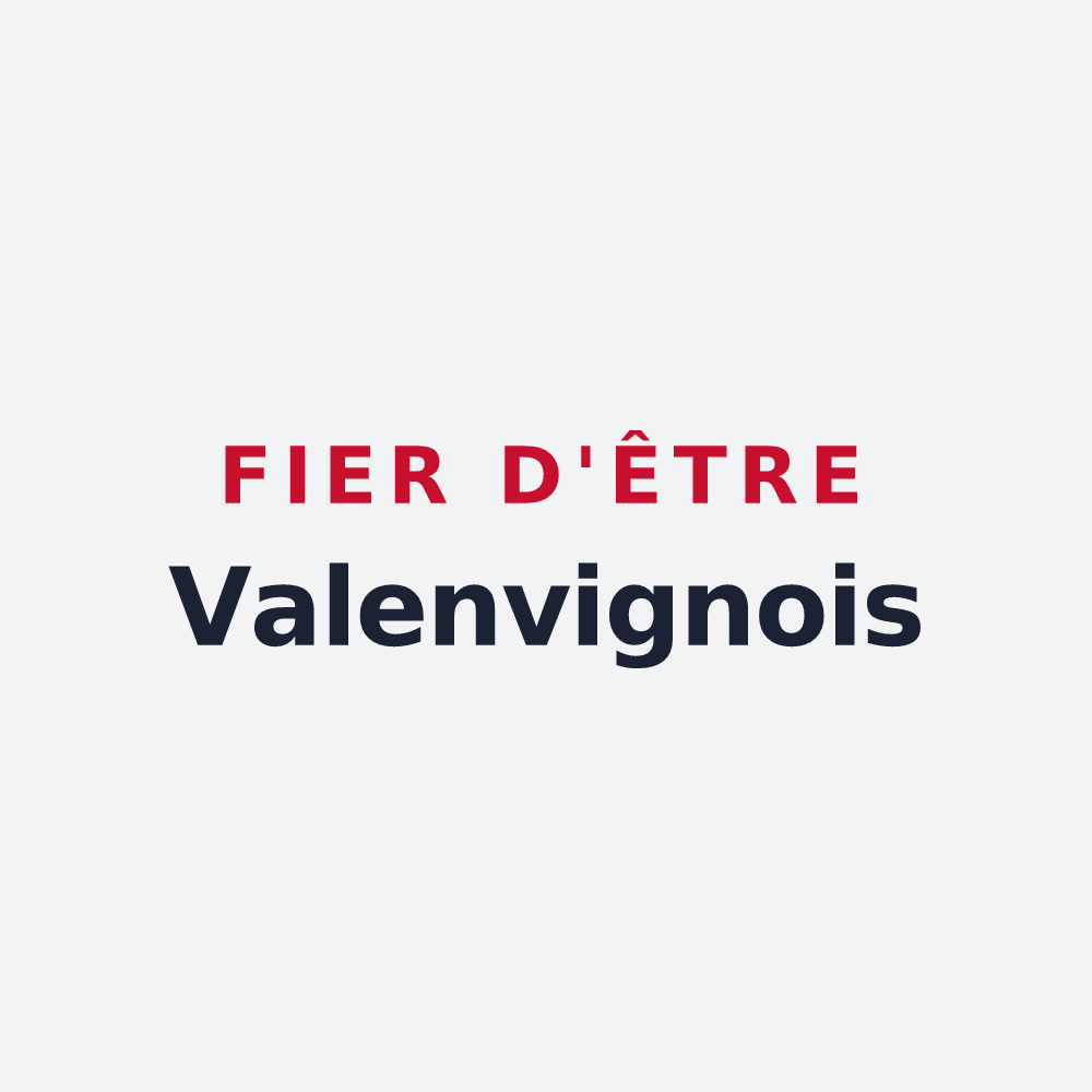 Poster « Fier d'être Valenvignois » — design pour Val en Vignes